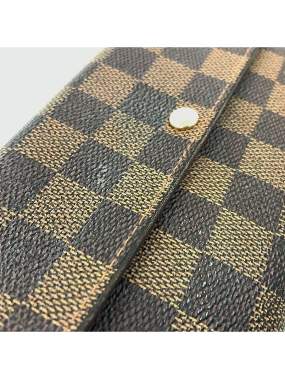 Louis Vuitton Damier Portefeuille Sarah Bifold Wallet Brown